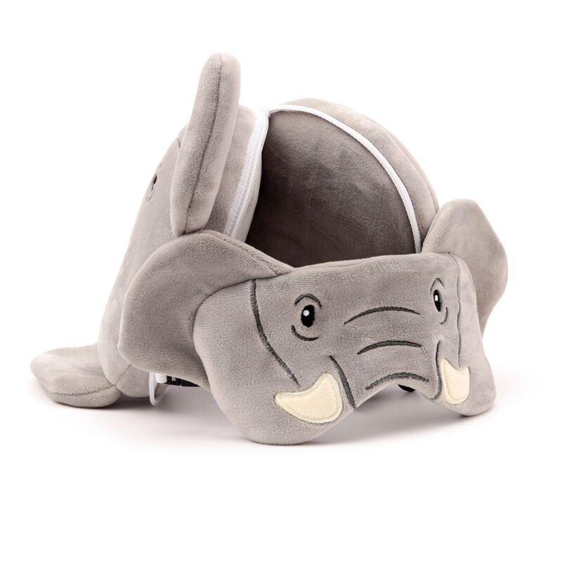 Relaxeazzz Adoramals | Knuffel, Reiskussen & Slaapmasker – 3-in-1 | Owen Olifant