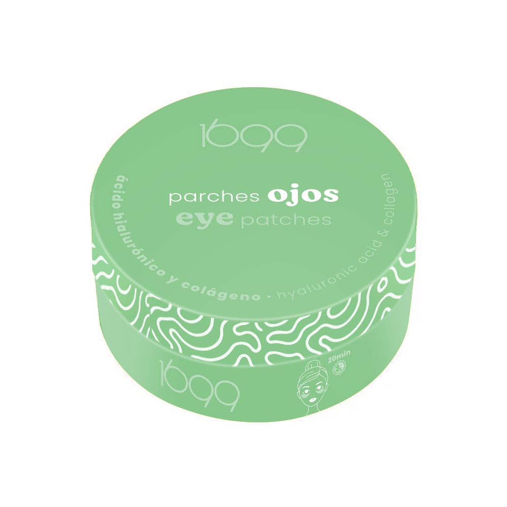 Izzy’s Eye Glow Patches – Centella - 30 stuks - groen