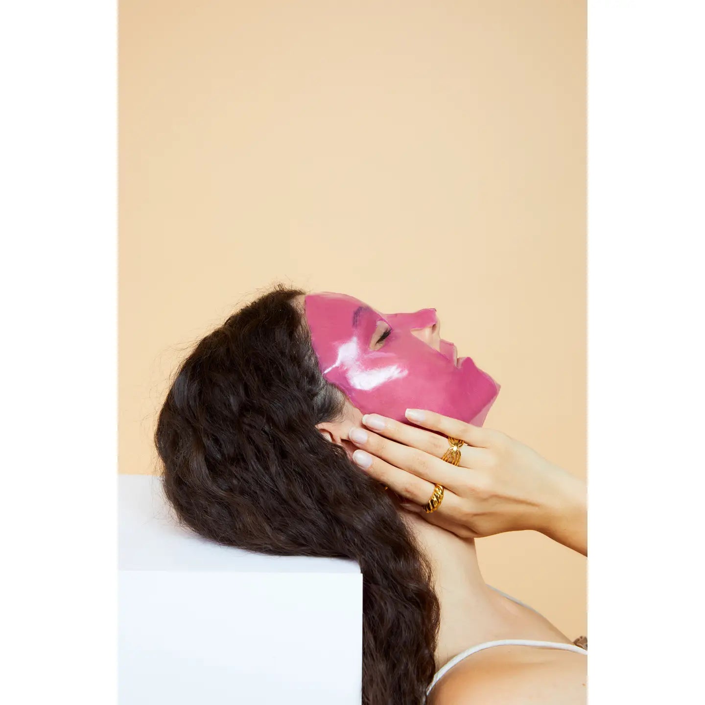 Gezichtsmasker Kersenbloem - 1 stuk - roze