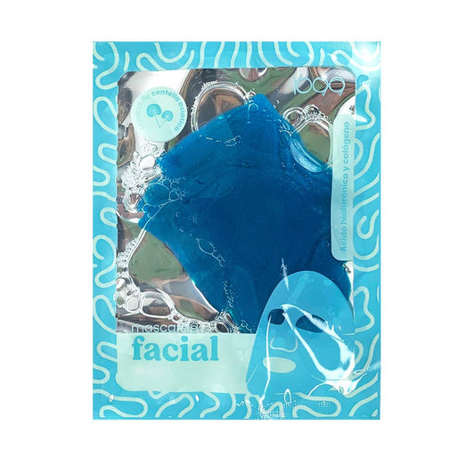 Gezichtsmasker Centella Asiatica - 1 stuk - blauw