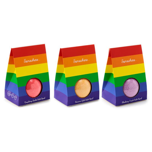 Bruisbal in mooie Gift Box - Somewhere Regenboog - 3 fruitgeuren