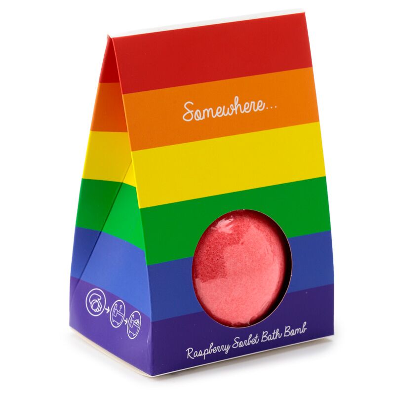 Bruisbal in mooie Gift Box - Somewhere Regenboog - 3 fruitgeuren