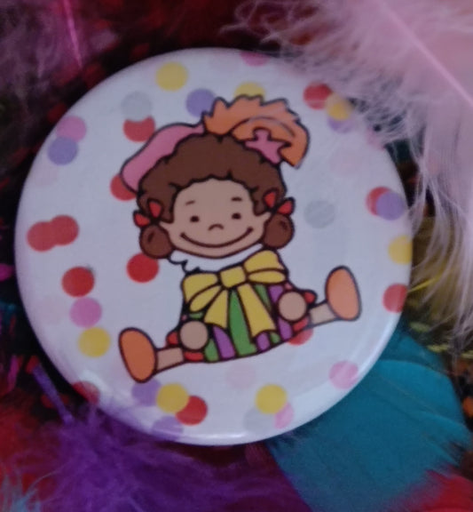 Button meisje Piet stippen