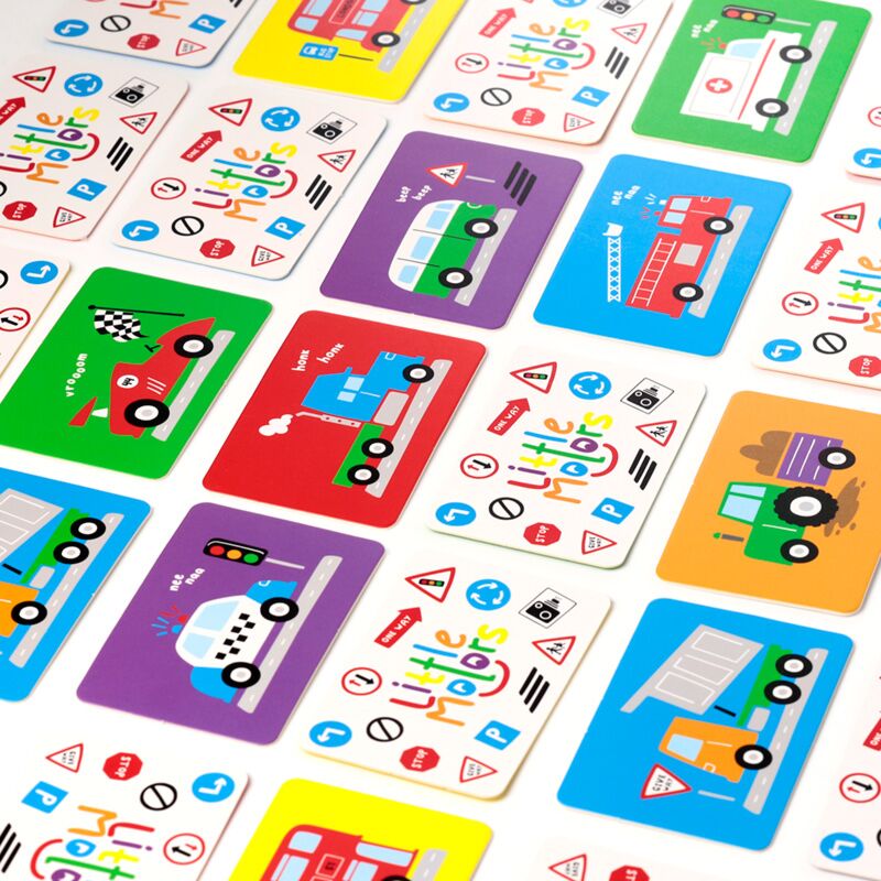 Kleine Motors Kids Memory Kaartset
