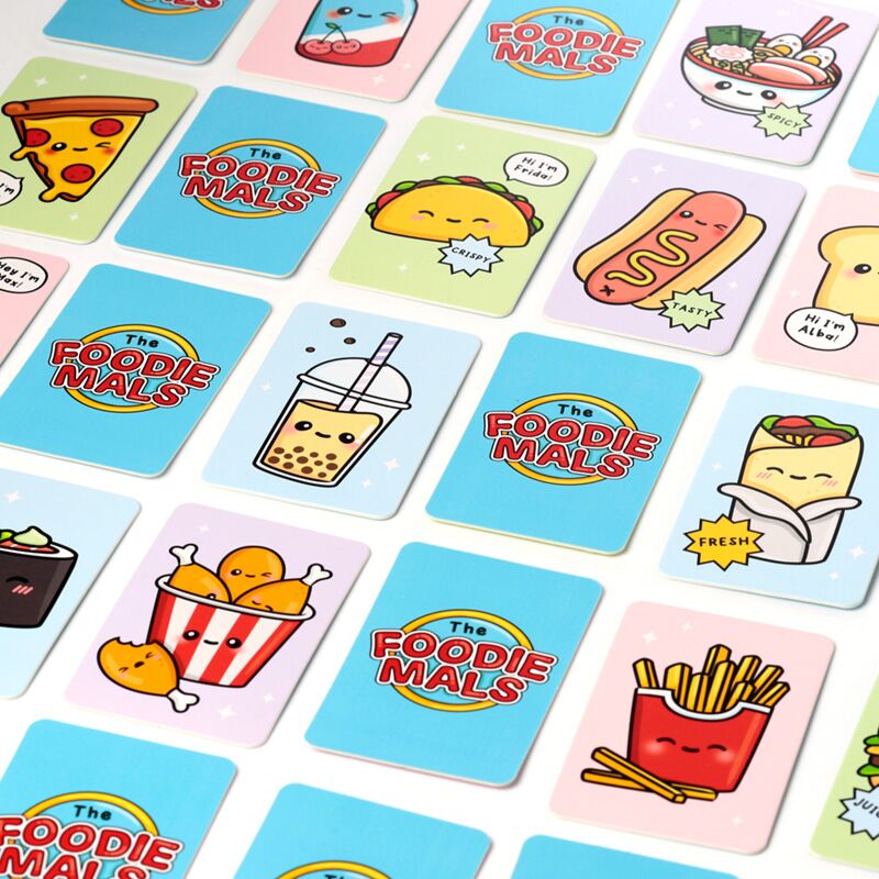 Foodiemals Kids Memory Kaartset