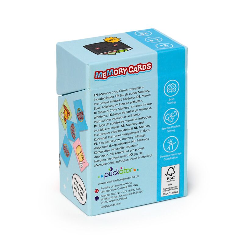 Foodiemals Kids Memory Kaartset