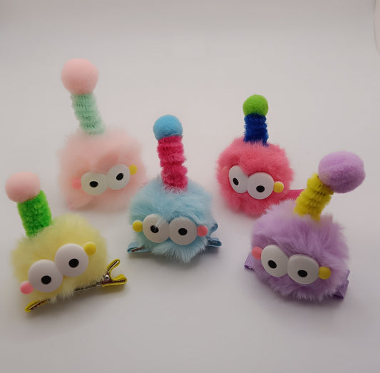 Mini monster haarclip - verschillende kleuren