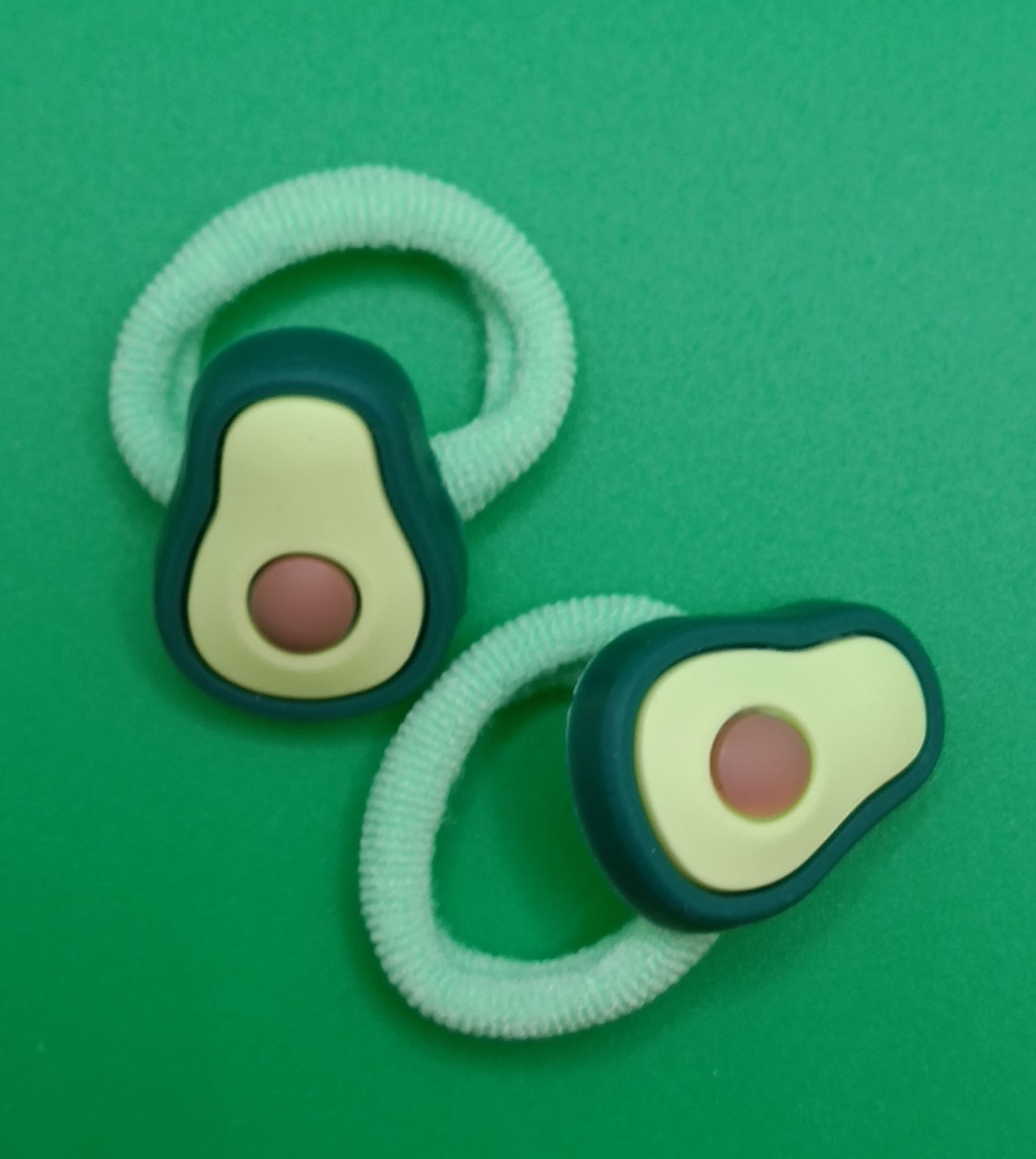 Avocado baby haarelastiekjes